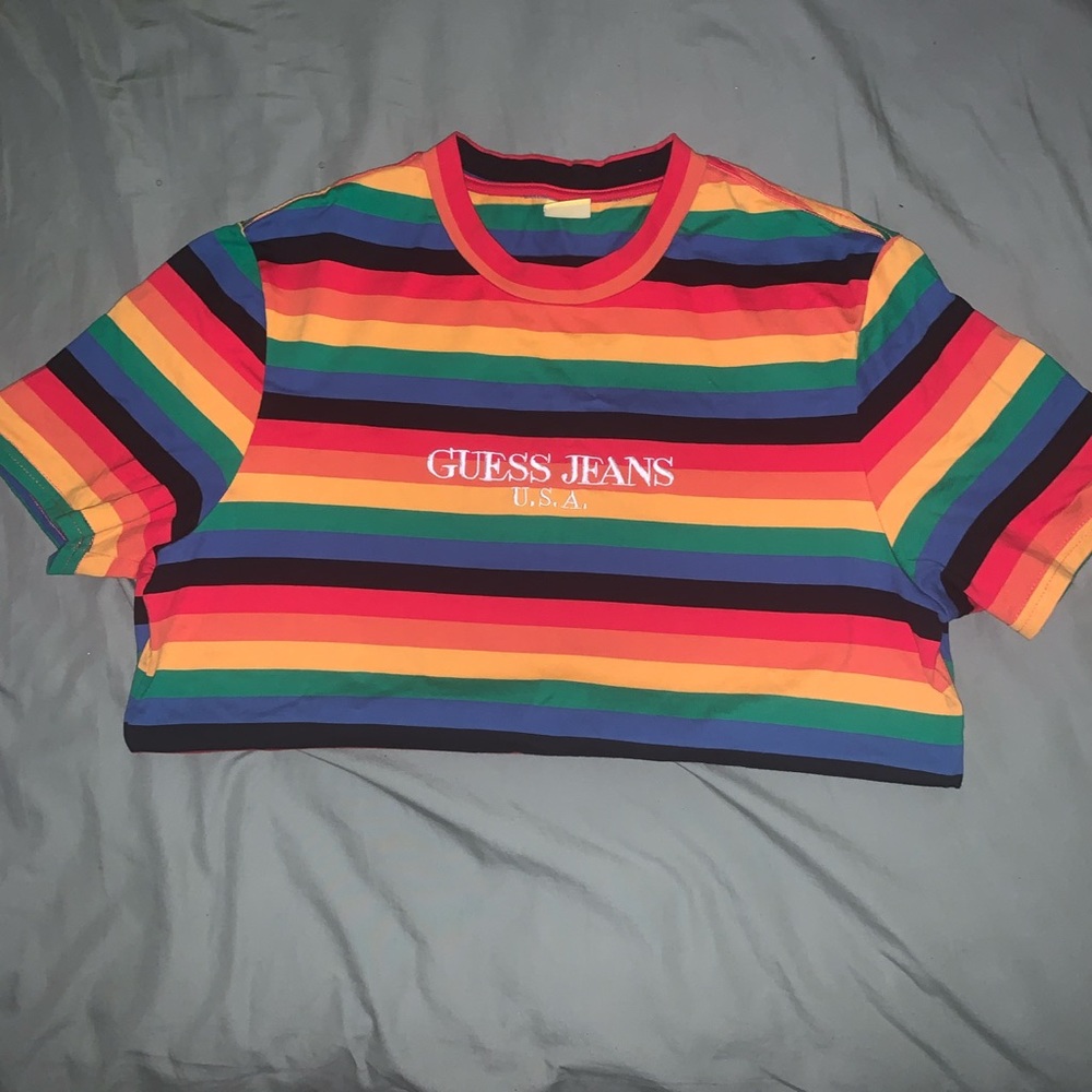 Guess Rainbow Tshirt